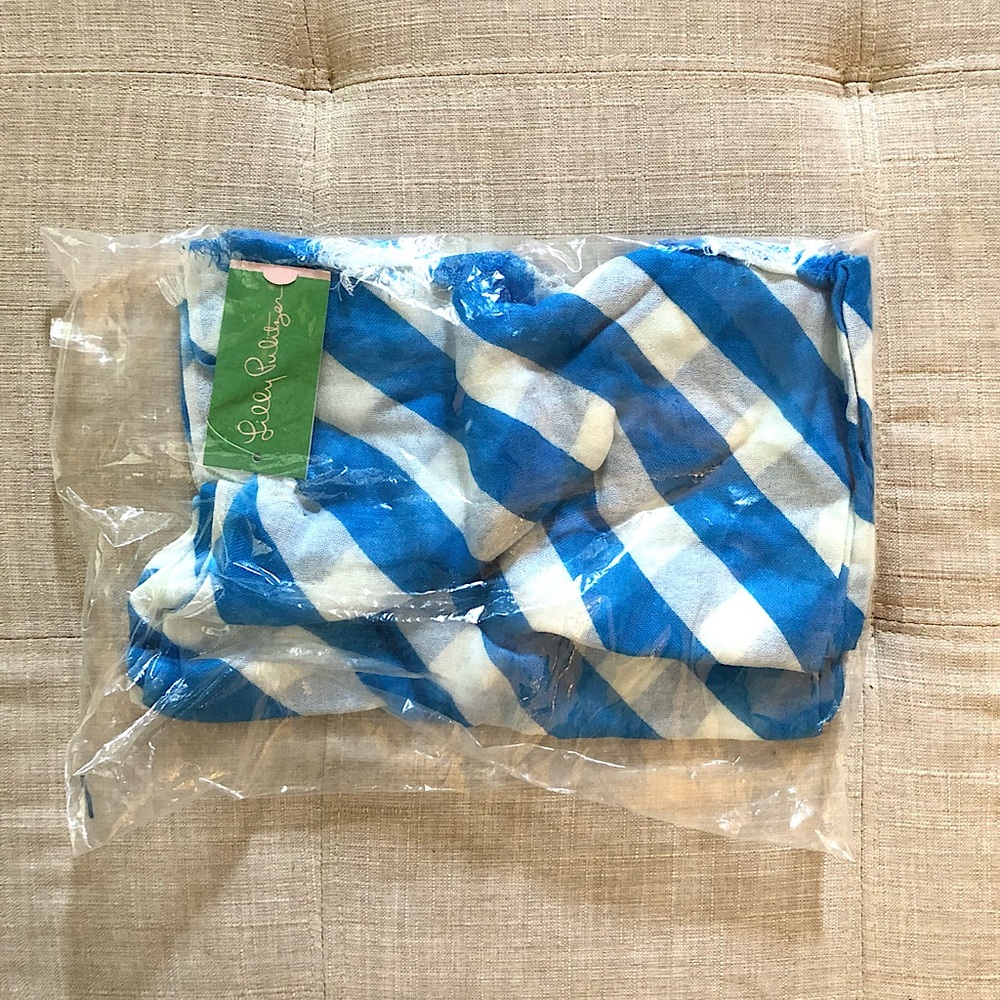 NWT Lilly Pulitzer Riley Striped Scarf